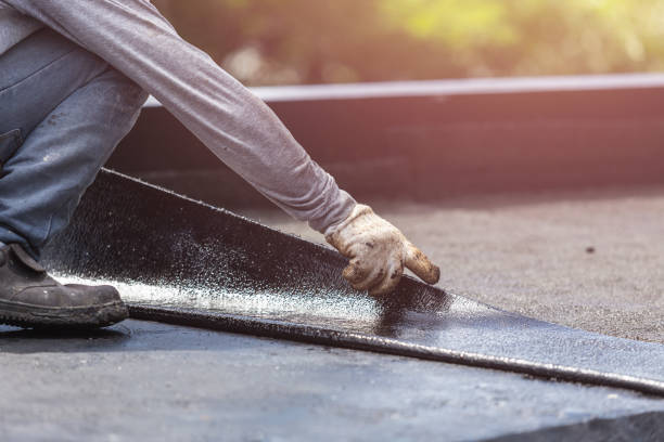 Professional Basement Waterproofing technician working in Fairview, GA